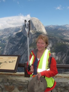 Lisa at Glacier Point during Facelift in Yosemite National Park